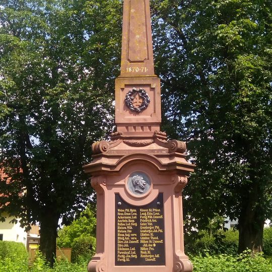 Kriegerdenkmal Deutsch-Französischer-Krieg Buchen