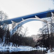 Bridge of D6 highway over the Ohře near Sokolov