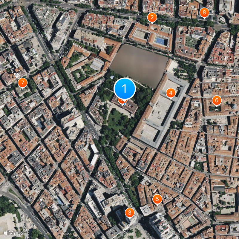 Palais de Liria Carte