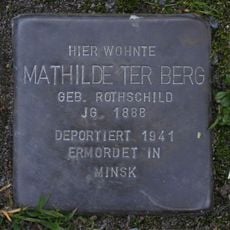 Stolperstein dedicated to Mathilde ter Berg