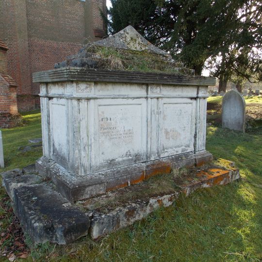 Church of All Saints, Tombstone In Churchyard 60 Feet North Of Stair Tower