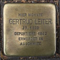 Stolperstein en memoria de Gertrud Leiter