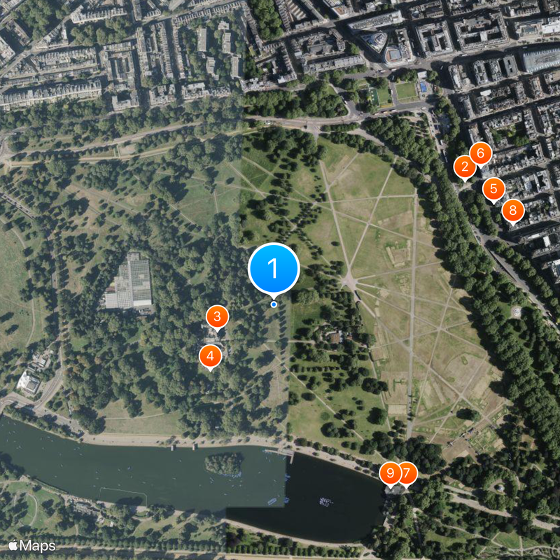 Hyde Park Mapa