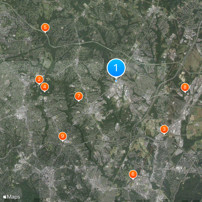 General Conference of Seventh-day Adventists Map