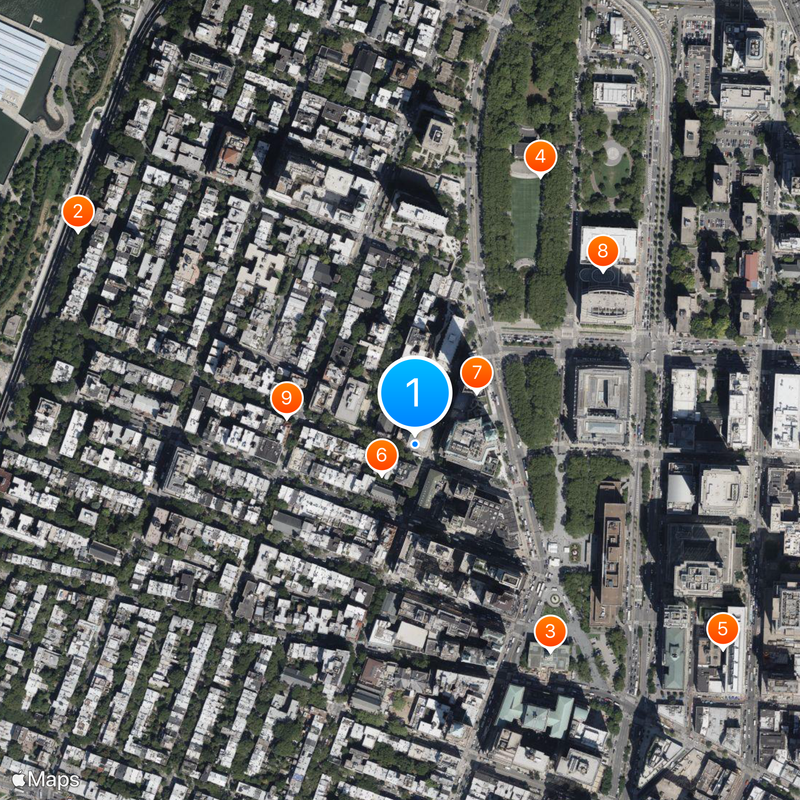 Saint Ann's School Map