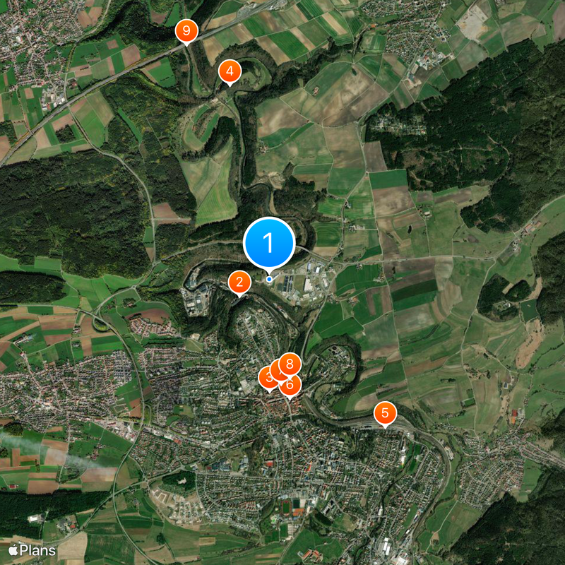 TK-Elevator-Testturm Mapa