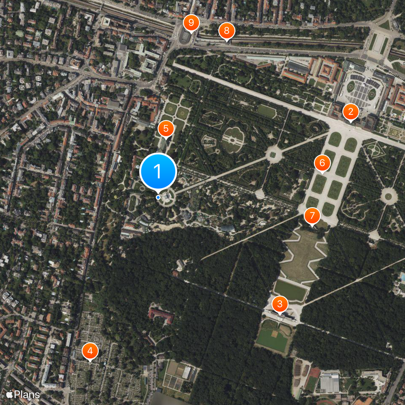 Tiergarten Schönbrunn Kaart