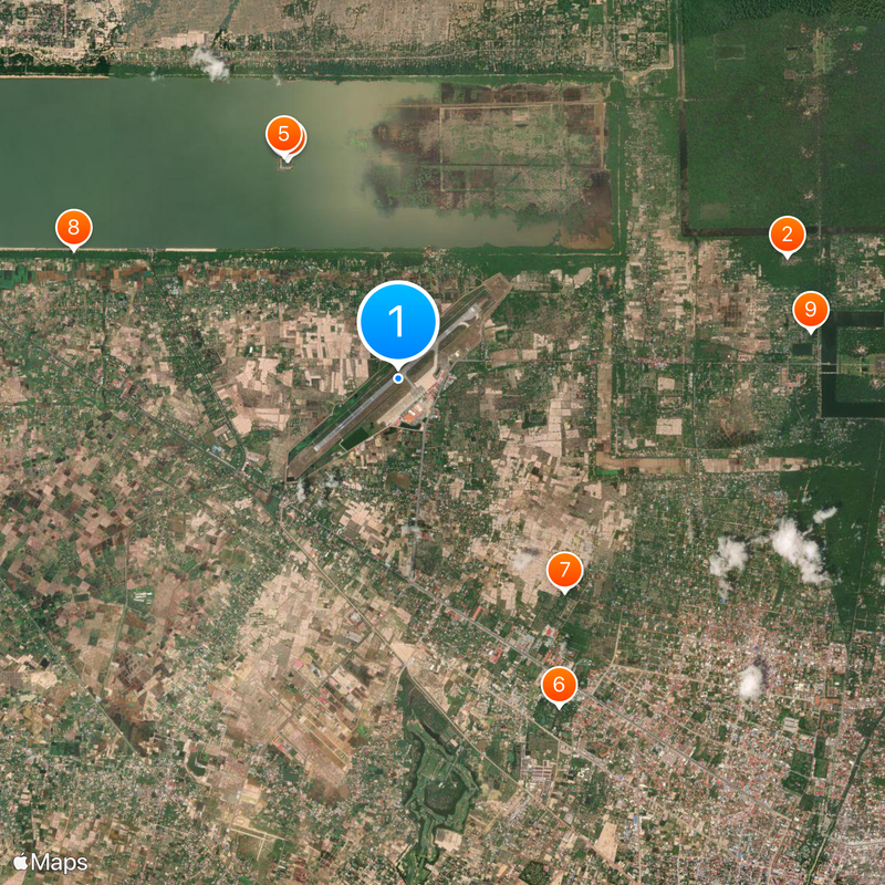 Siem Reap International Airport Map