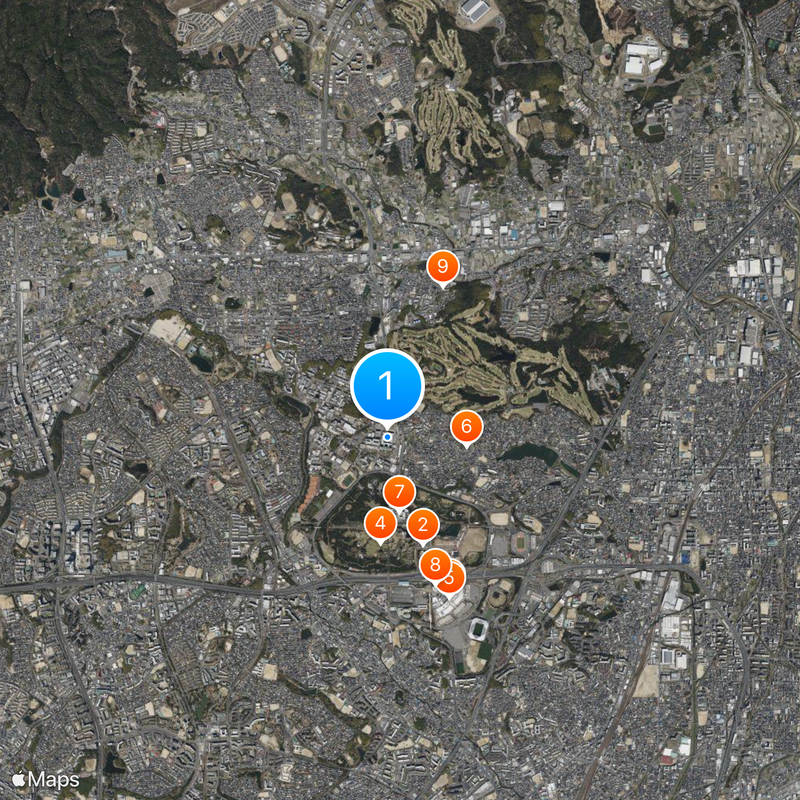 Osaka University Hospital Map