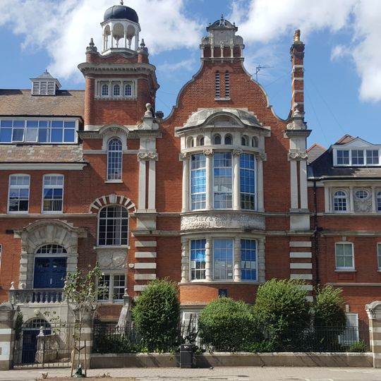 Gate Piers And Railings At Coborn School For Girls