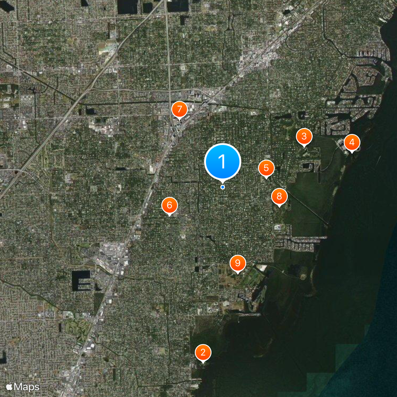 Pinecrest Map