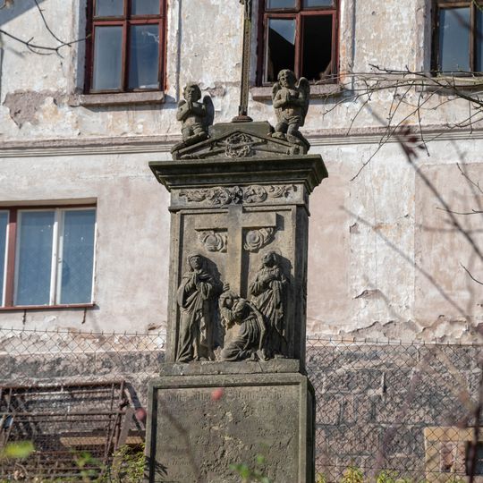 Wayside cross in Bystré