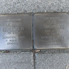Stolperstein en memoria de Richard Löwenstein