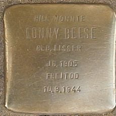 Stolperstein dedicated to Lonny Beese