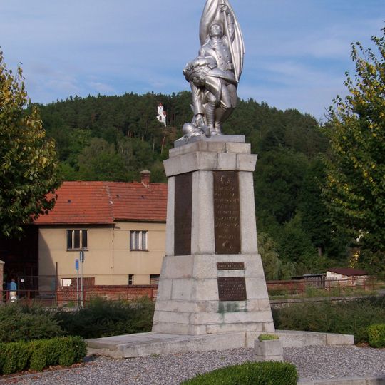 War memorial in Volyně