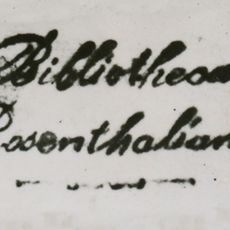 Bibliotheca Rosenthaliana