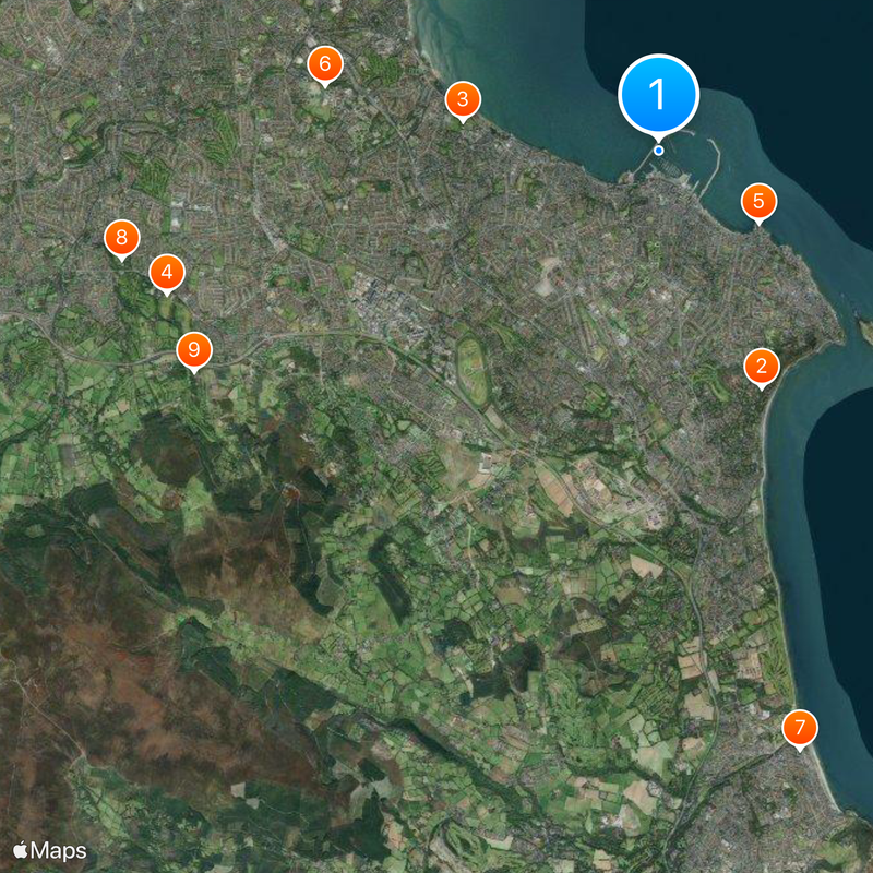 Dún Laoghaire–Rathdown Map
