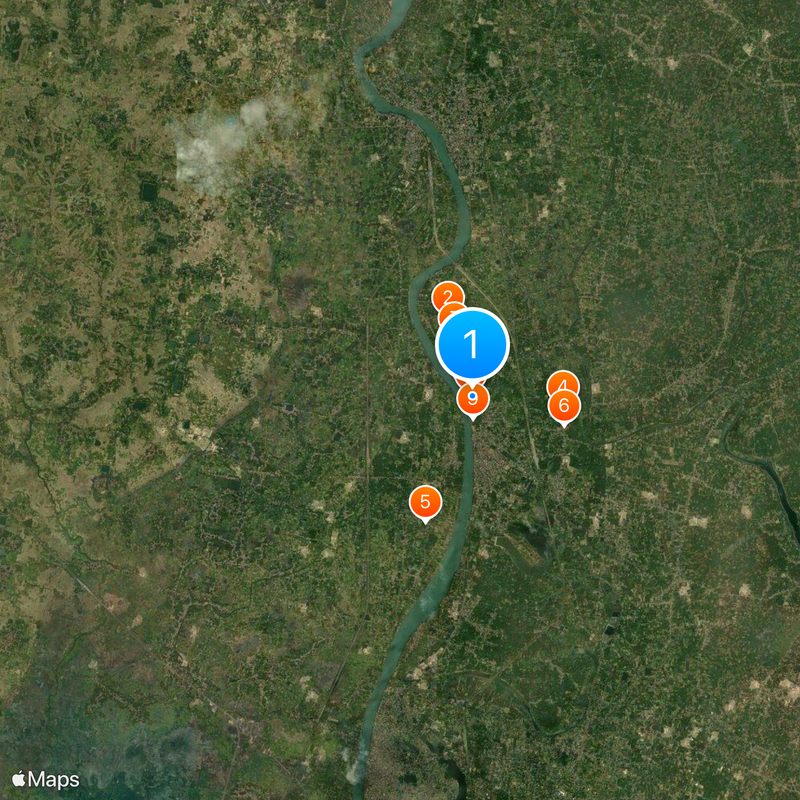 Palais de Hazarduari Carte