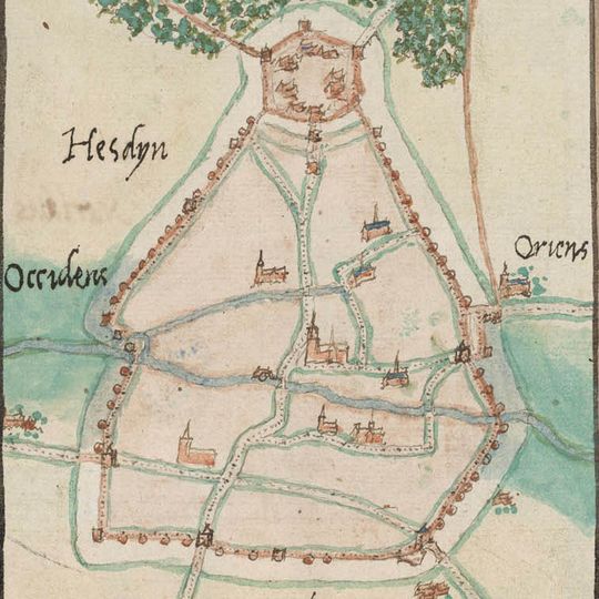 City walls of Vieil-Hesdin