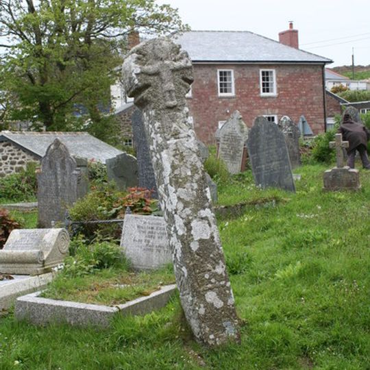 Cross at approximately 10 metres south of Church of St Credan