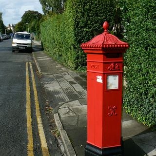 Pillar Box At North Side Of Junction In Malvern Place