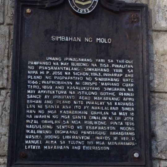 Church of Molo historical marker