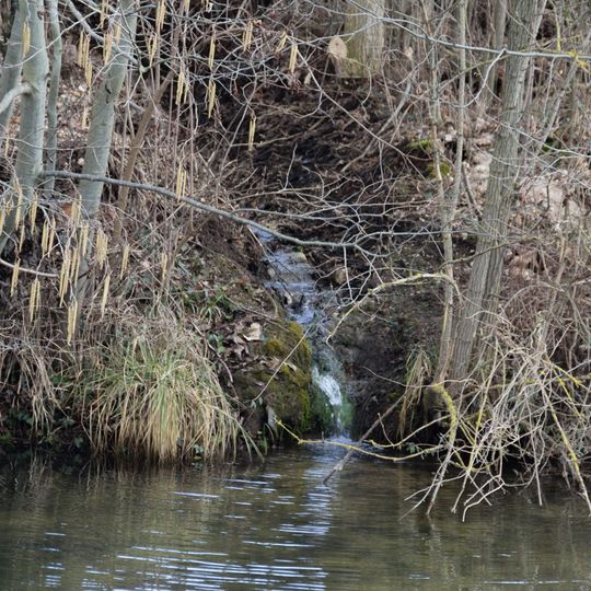 Bacheinleitung bei der Lände in Berching