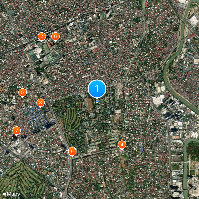 Department of National Defense Map