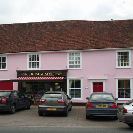 Premises occupied by Ruse and Son, Butchers and house adjoining
