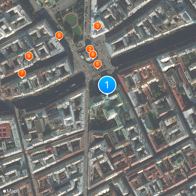 Palacio Mariinski Mapa