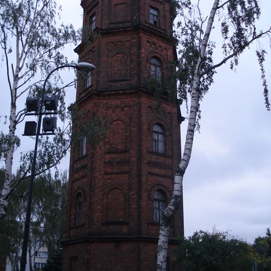 City water tower in Płock