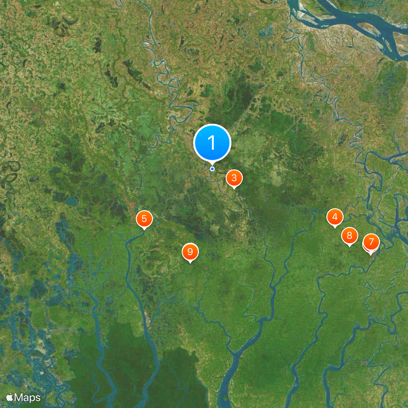 Gopalganj Science and Technology University Map