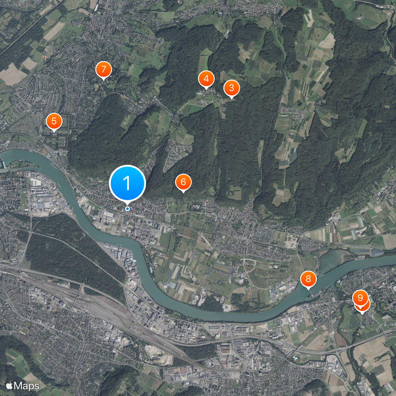 Grenzach-Wyhlen Mappa