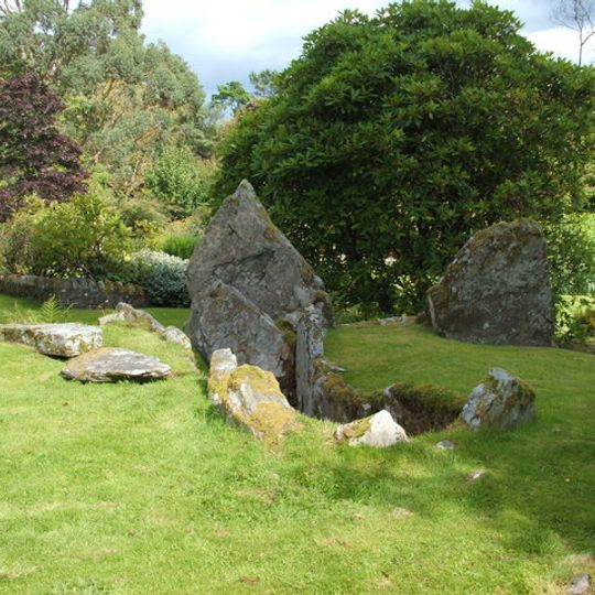 Clyde Tomb von Crarae Garden