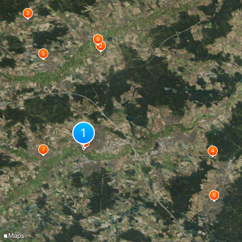 Höchstadt an der Aisch Carte