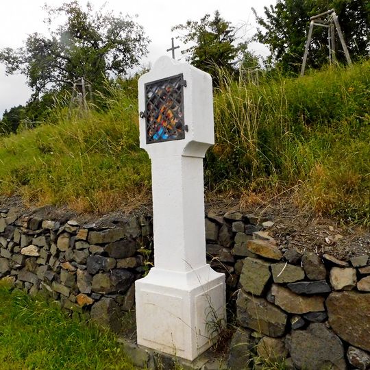 Páté zastavení křížové cesty u Valče