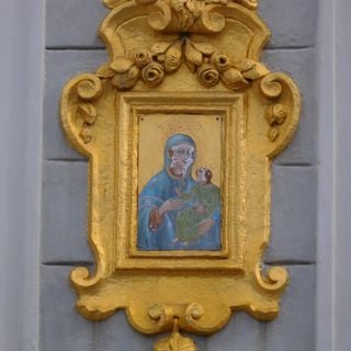 Painting of Madonna at the House of Golden Unicorn