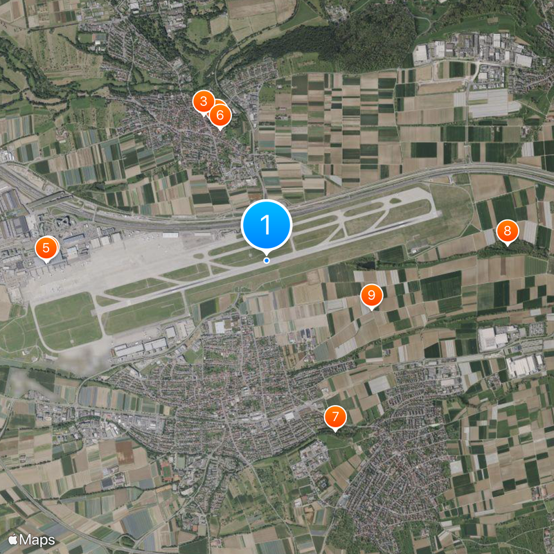 Stuttgart Airport Map