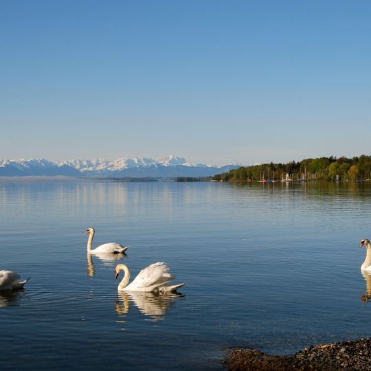 Starnberger See und westlich angrenzende Gebiete