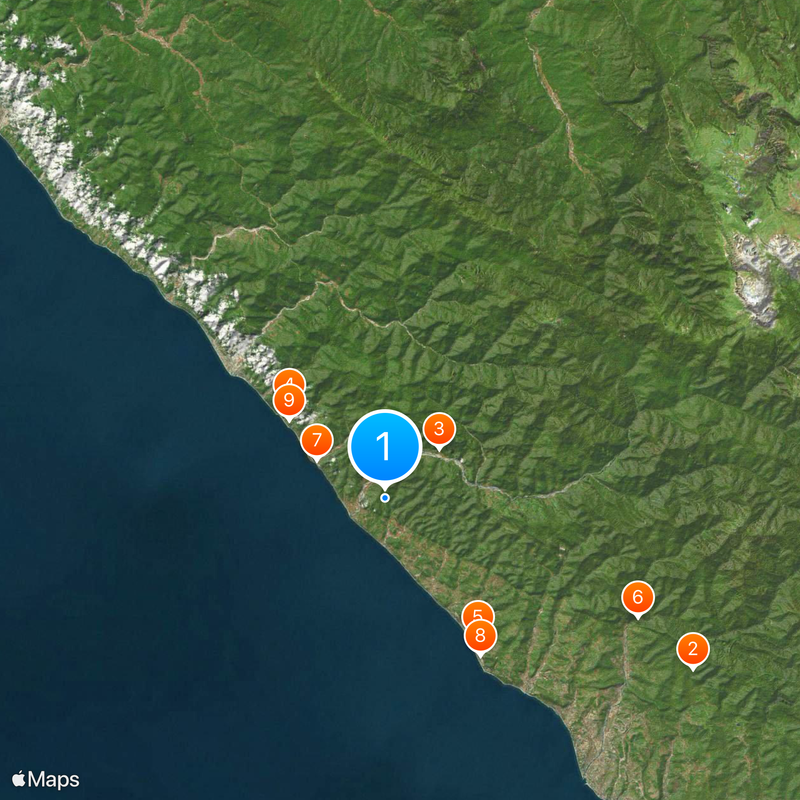 Distretto di Lazarevskoe Mappa