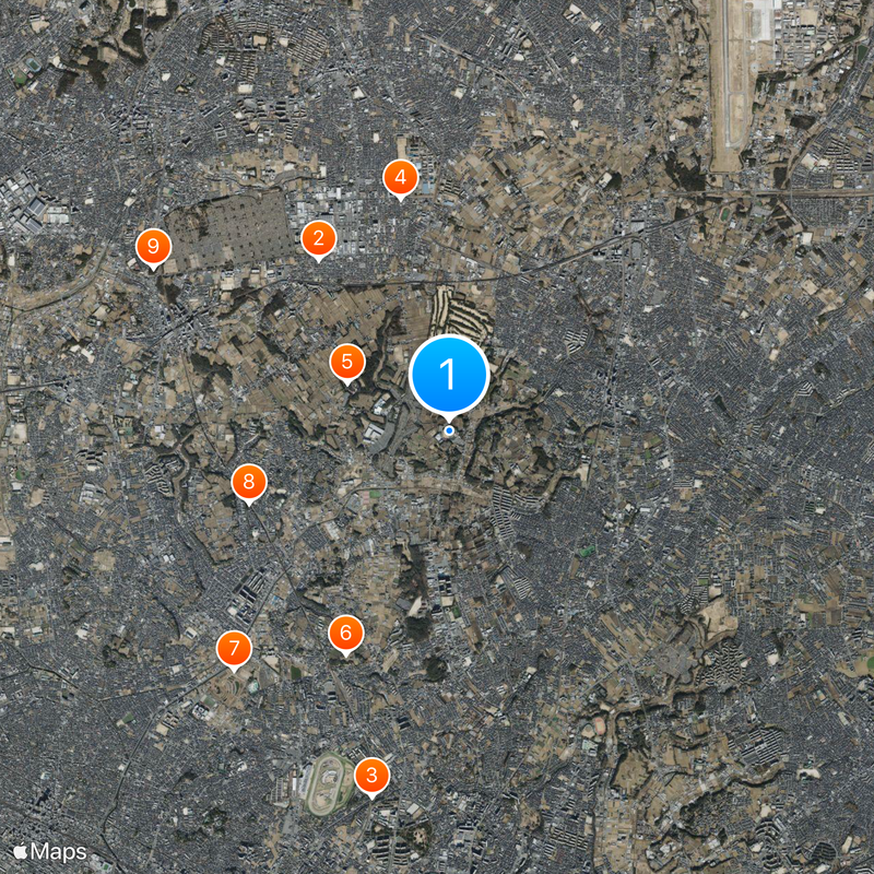 Kamagaya Fighters Stadium Map