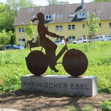 Radfahrerskulptur