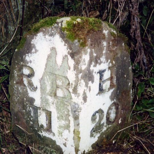 Milestone Circa A Quarter Of A Mile South Of Hartington Road End