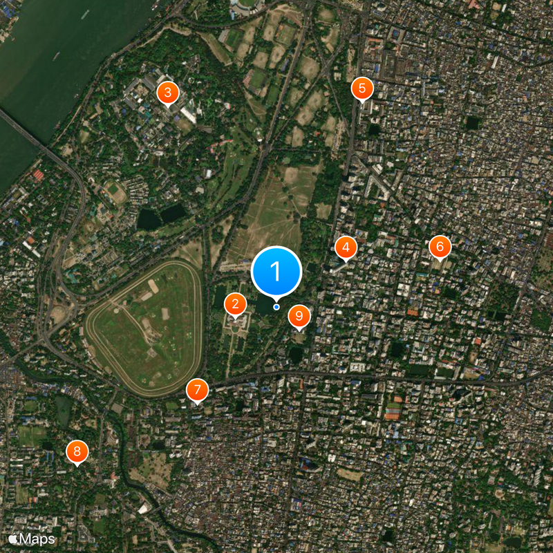 M. P. Birla Planetarium Mappa