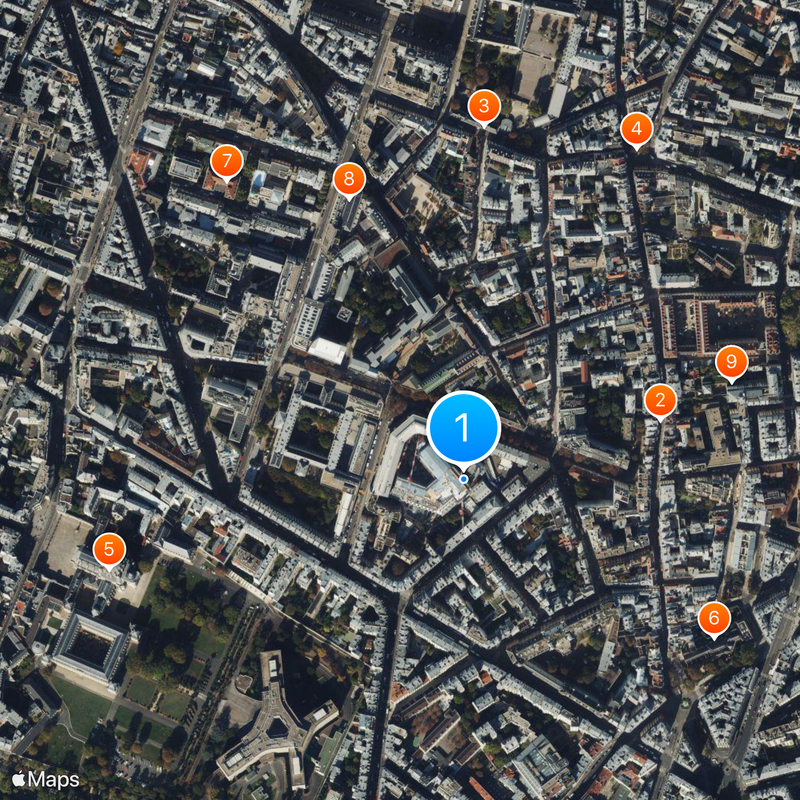 ESPCI Paris, PSL University Map