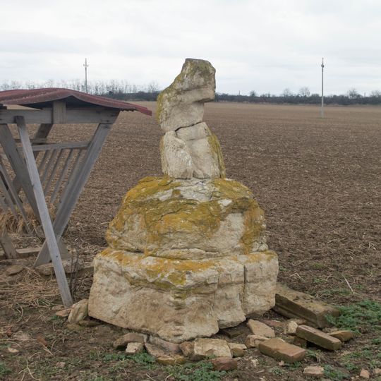 Fragment of monument in Bohutice