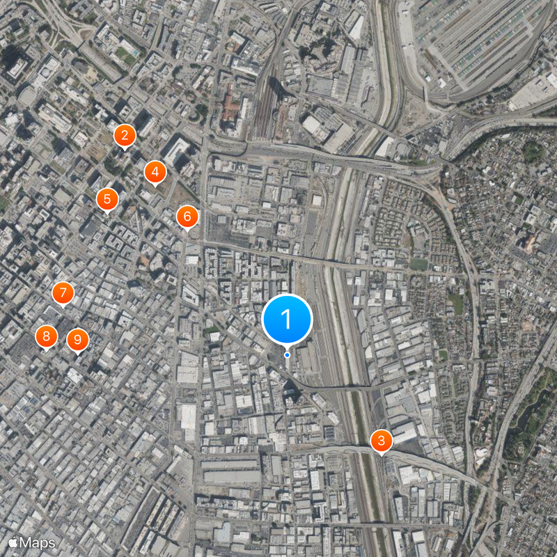 Southern California Institute of Architecture Map