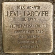 Stolperstein dedicated to Levi Lagovier