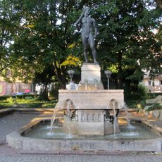 Weißer Stein Brunnen