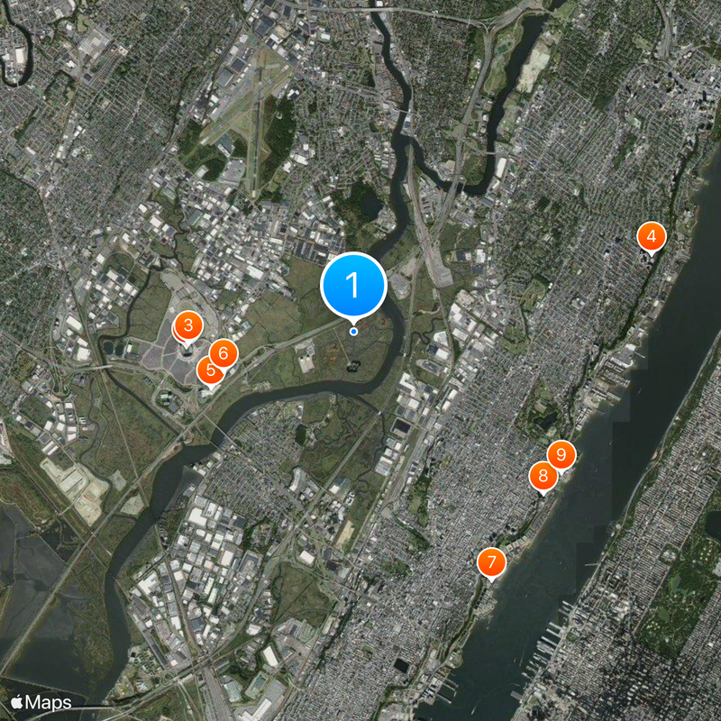 New Jersey Meadowlands Map